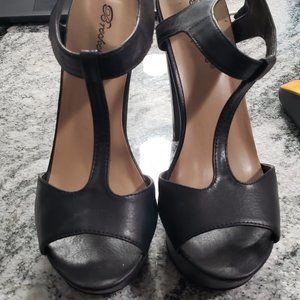 Sexy black high heels